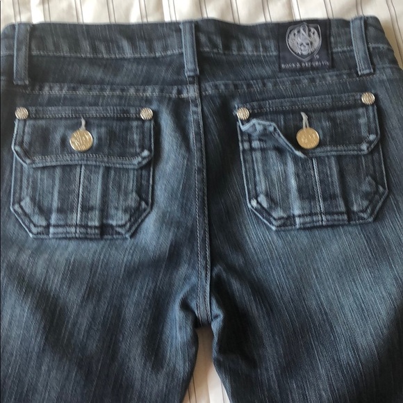 Rock & Republica blue jeans EUC - Picture 2 of 6